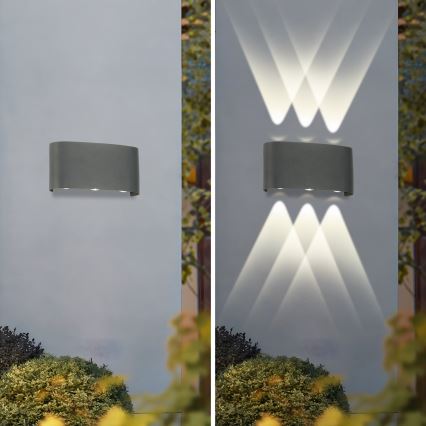 Brilagi - LED зовнішнє настінне світло FLAREBOX LED/6W/230V антрацит IP65