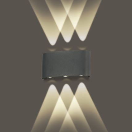 Brilagi - LED зовнішнє настінне світло FLAREBOX LED/6W/230V антрацит IP65