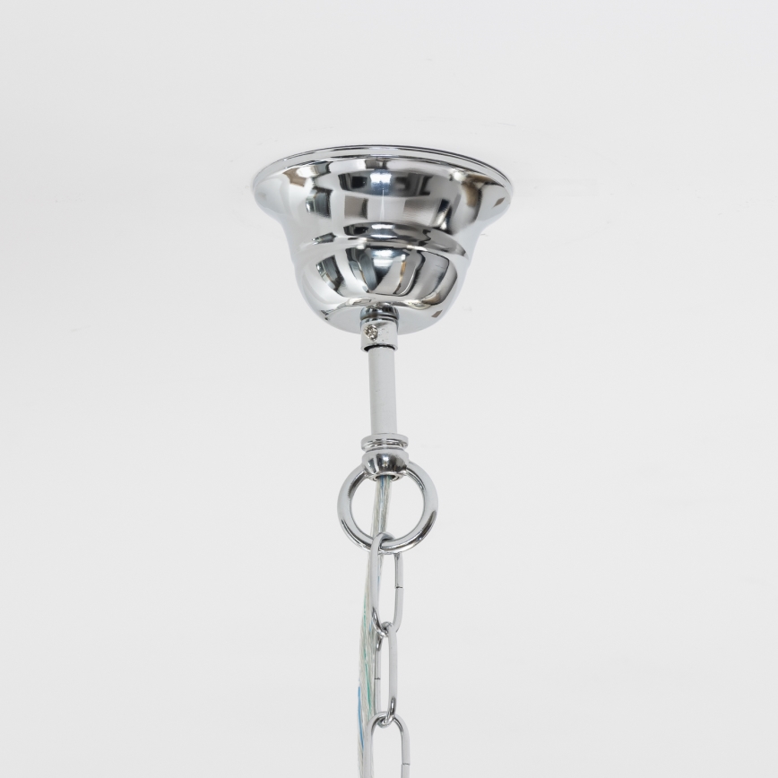 Brilagi - LED Кришталева люстра на ланцюгу MOZART 5xE14/40W/230V глянцевий хром