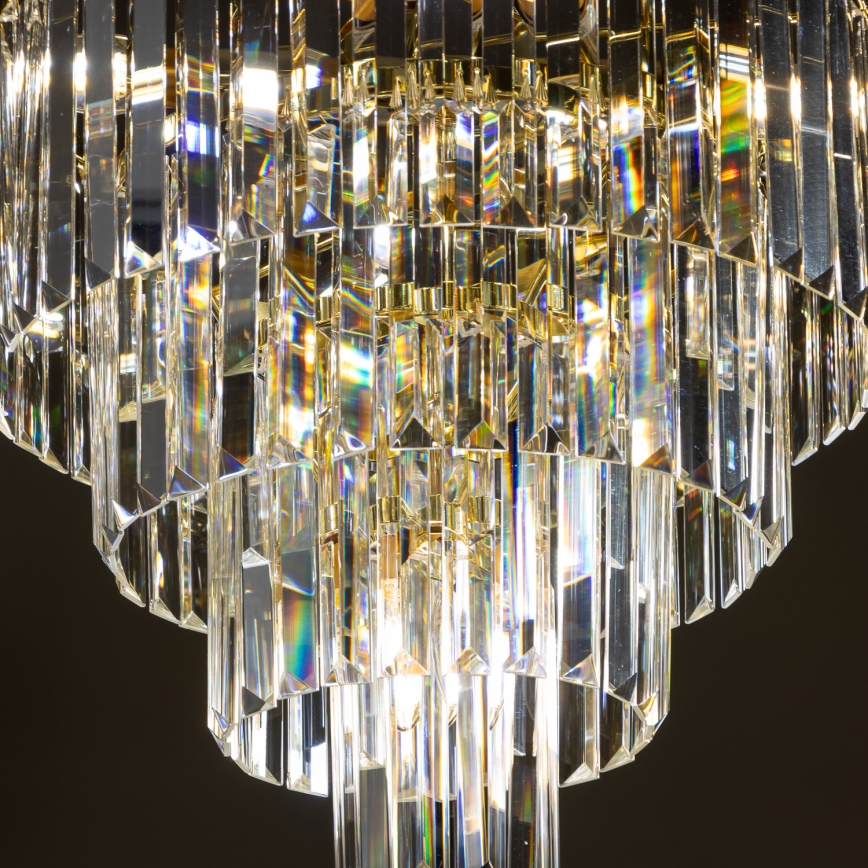 Brilagi - LED Кришталева люстра на ланцюгу MOZART 5xE14/40W/230V золотий
