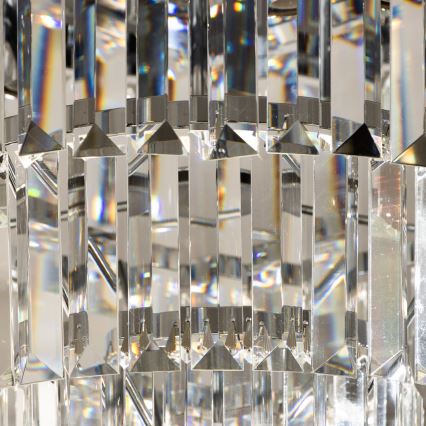 Brilagi - LED кришталевий стельовий світильник MOZART 5xE14/40W/230V Ø 40 см глянцевий хром