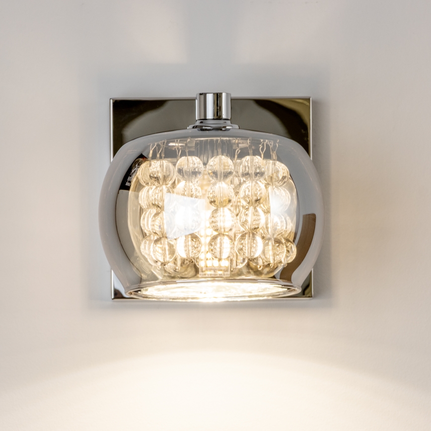Brilagi - LED Кришталевий настінний світильник JEWEL 1xG9/42W/230V