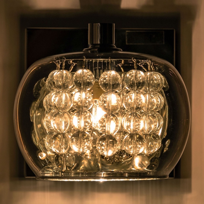 Brilagi - LED Кришталевий настінний світильник JEWEL 1xG9/42W/230V