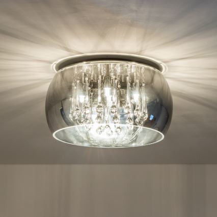 BRILAGI - LED кришталевий стельовий світильник JEWEL 5xG9/40W/230V, діаметр 40 см