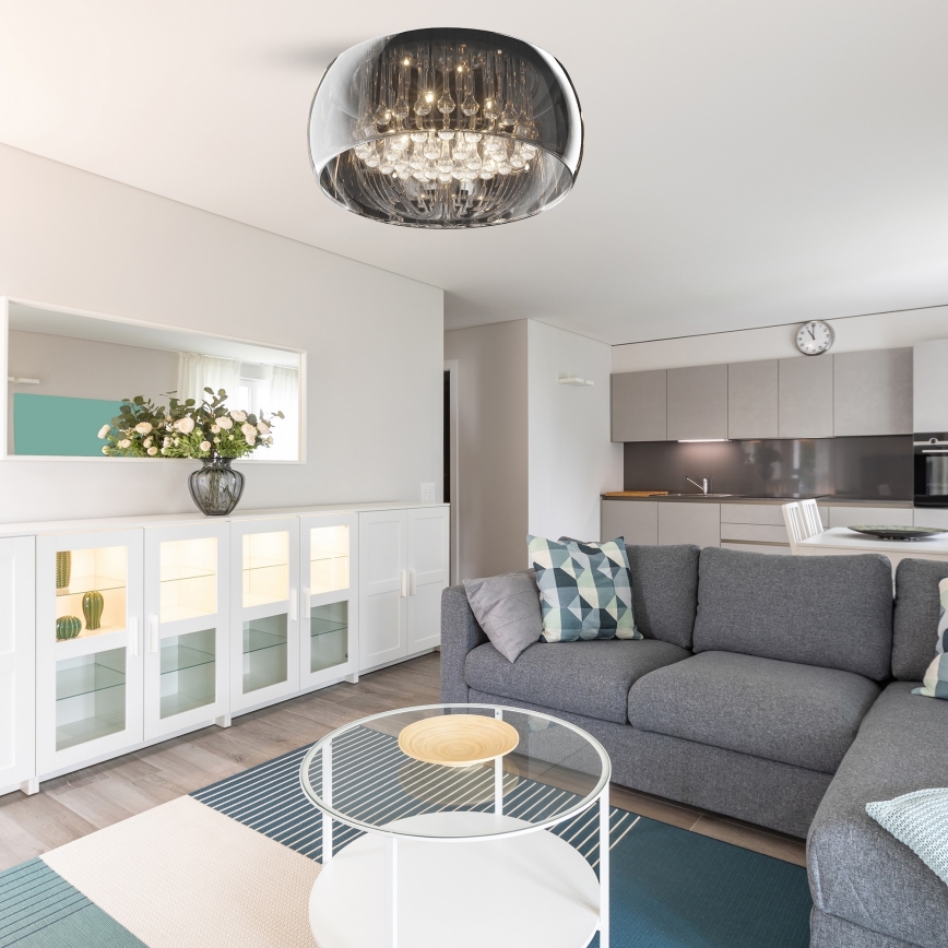 Brilagi - LED кришталевий стельовий світильник JEWEL 6xG9/42W/230V діаметр 50 см