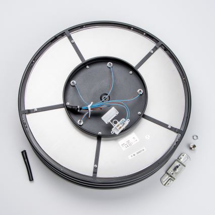 Brilagi - LED кришталевий стельовий світильник VELURE 5xE14/40W/230V, діаметр 46 см, чорний