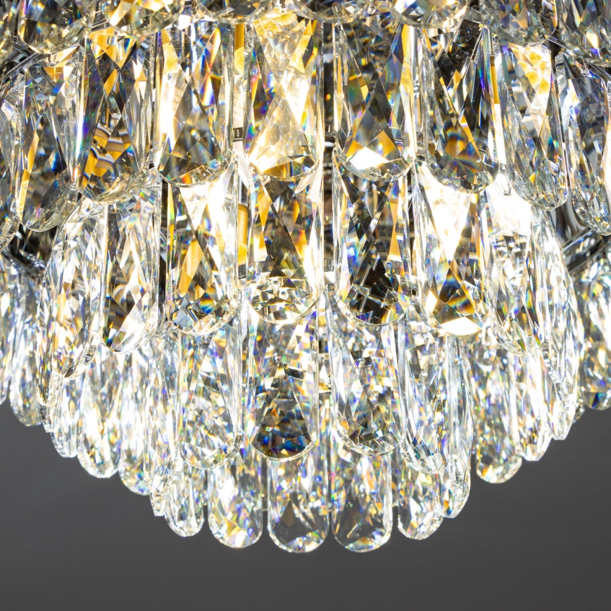 Brilagi - LED Кришталевий стельовий світильник VELURE 5xE14/40W/230V золотий
