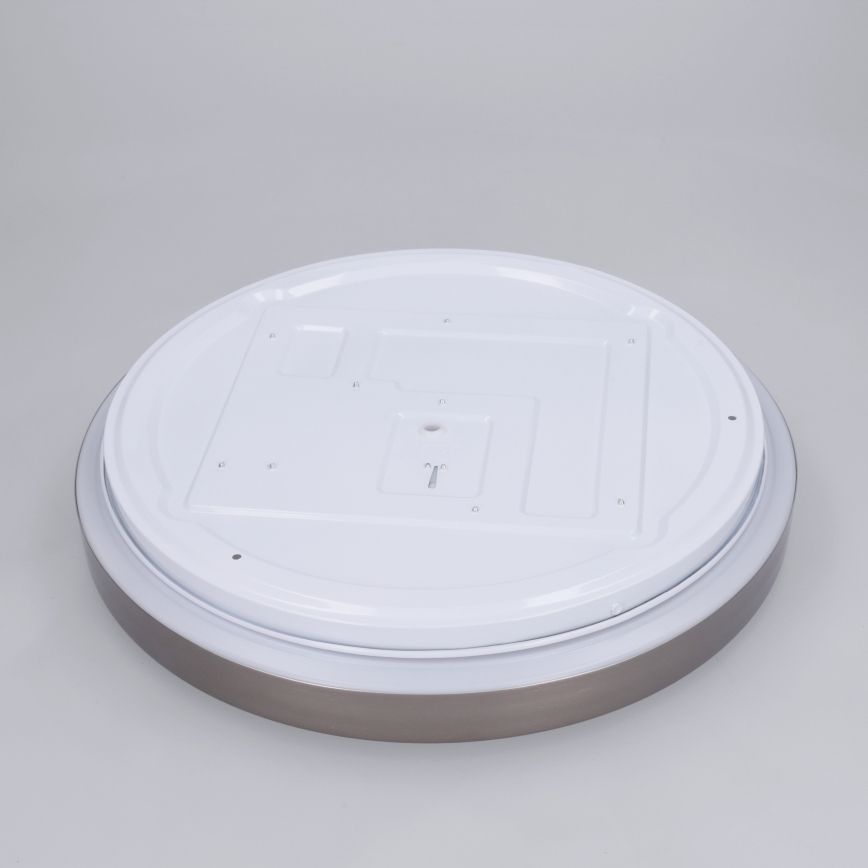 Brilagi - Диммируемый LED потолочный светильник FANCIA LED, 48 Вт, 230 В, 3000–6500 К, диаметр 39 см, серебристый + пульт дистанционного управления
