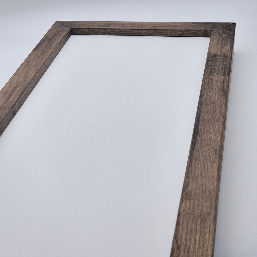 Brilagi - LED потолочный светильник для ванной WOODY FRAME LED/40W/230V 120x30 см IP44 дуб/орех