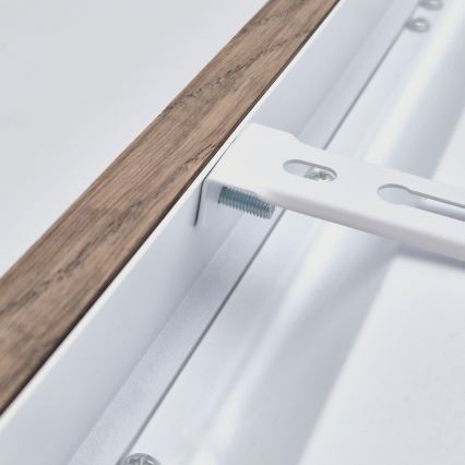 Brilagi - LED потолочный светильник для ванной WOODY FRAME LED/40W/230V 120x30 см IP44 дуб/орех