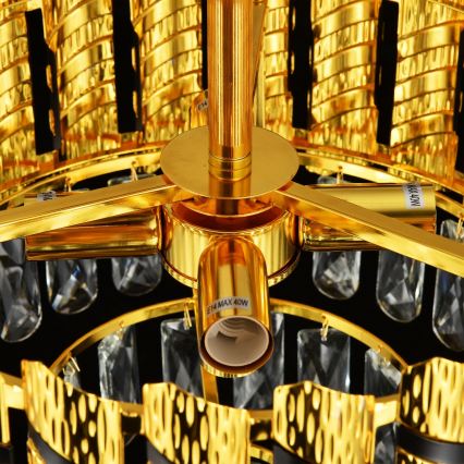 Brilagi - Люстра на цепи CRISTAL 5xE14/40 Вт/230 В диам. 38 см