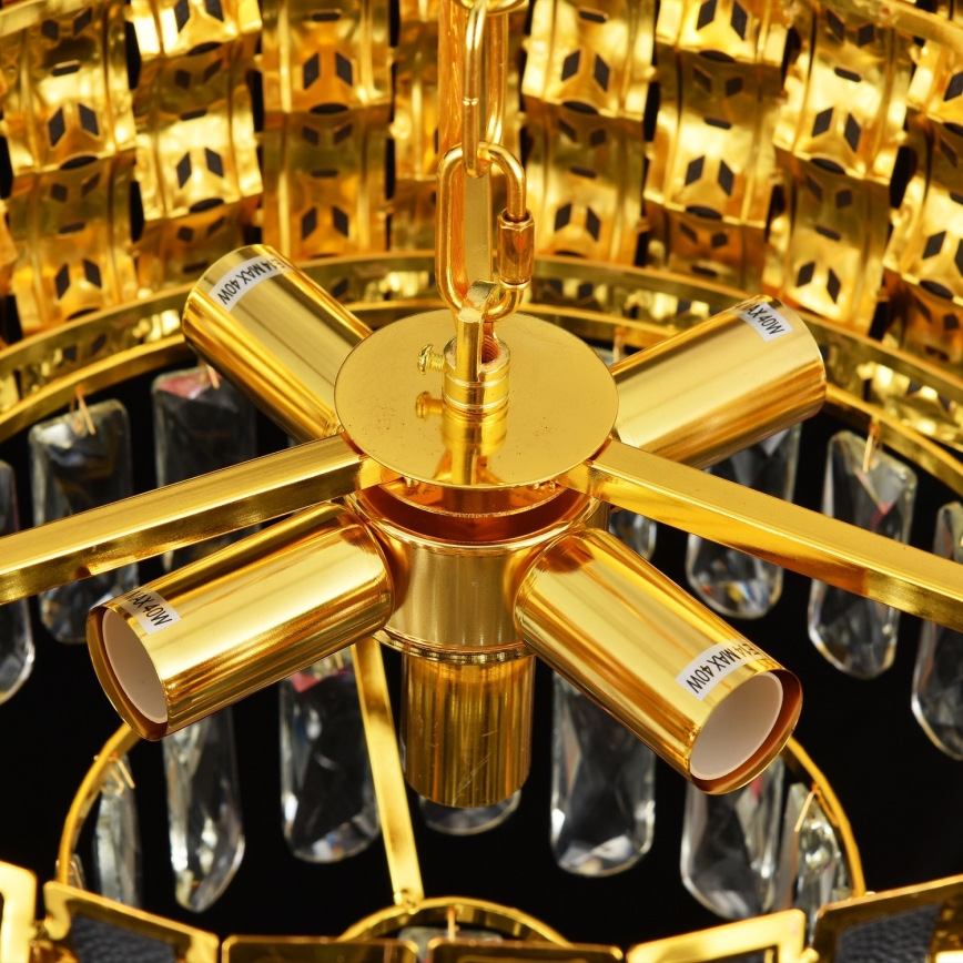 Brilagi - Люстра на цепи CRISTAL 5xE14/40W/230V, диам. 38 см