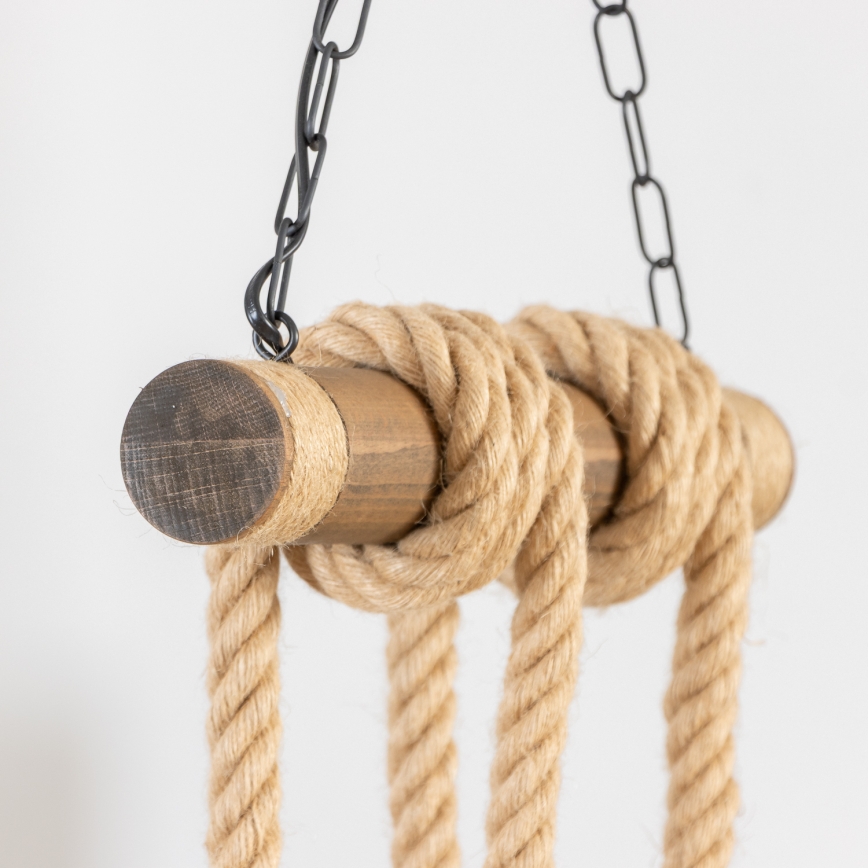 Brilagi - Люстра на цепи KOS 4xE27/60W/230V бук