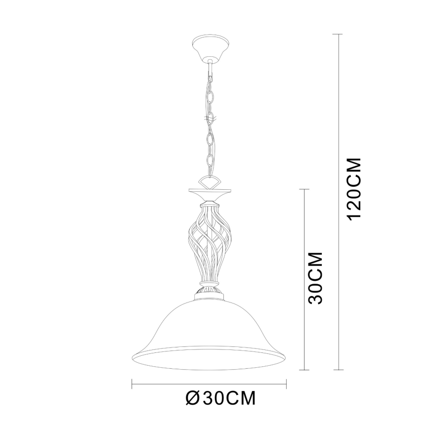 Brilagi - Люстра на цепи NOSTALGIA 1xE27/60W/230V