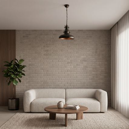 Brilagi - Люстра на цепи PYRONIC 1xE27/40W/230V диаметр 32 см бронза/патина