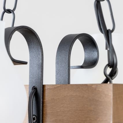 Brilagi - Люстра на цепи QUEEN 2xE14/40W/230V бук/орех