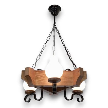 Brilagi - Люстра на цепи QUEEN 3xE14/40W/230V бук/орех