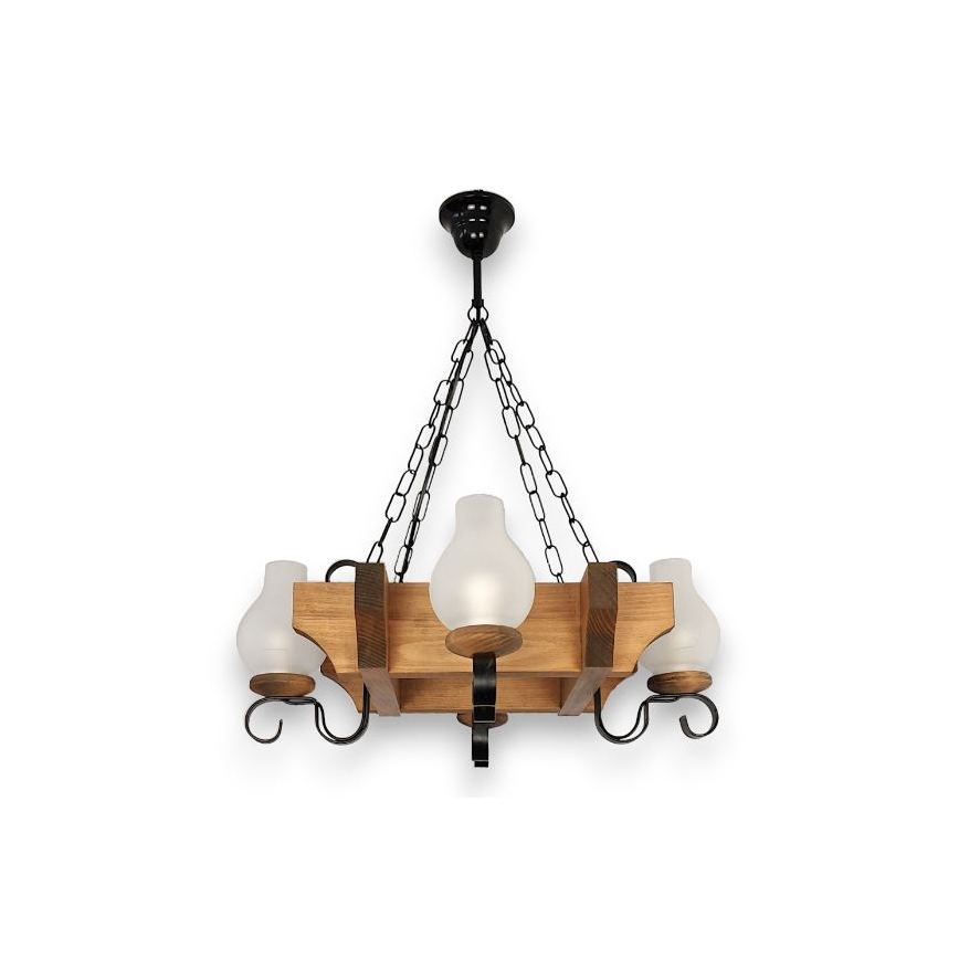 Brilagi - Люстра на цепи QUEEN 4xE14/40W/230V бук