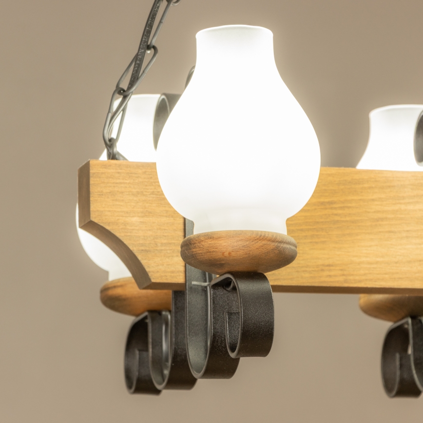 Brilagi - Люстра на цепи QUEEN 4xE14/40W/230V бук