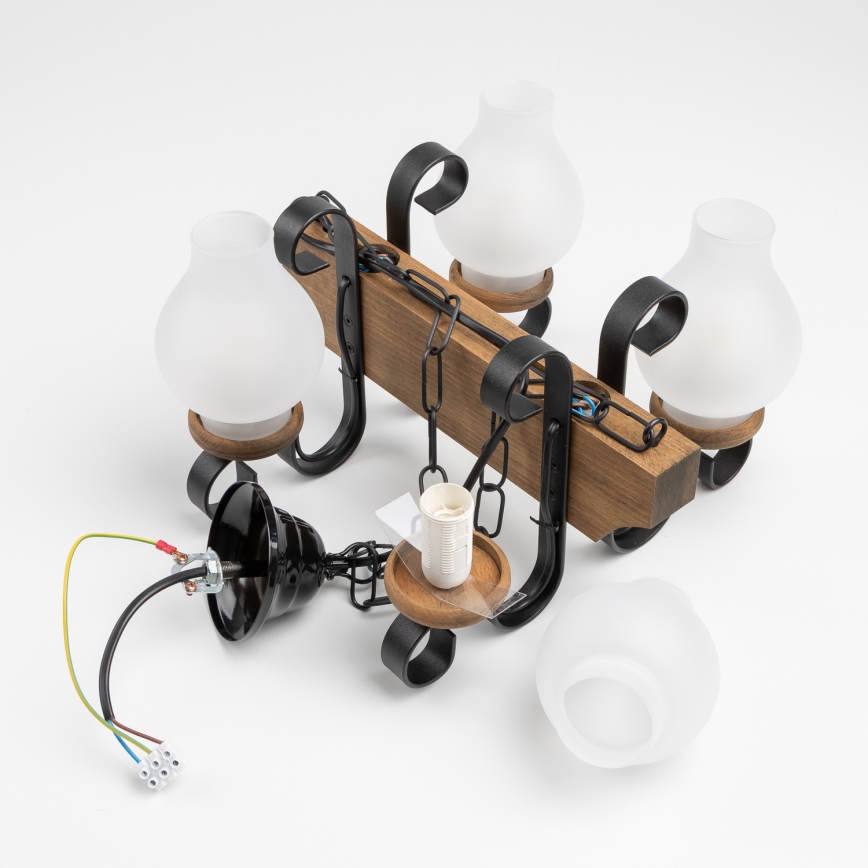 Brilagi - Люстра на цепи QUEEN 4xE14/40W/230V бук