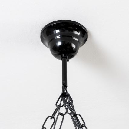 Brilagi - Люстра на цепи QUEEN 4xE14/40W/230V бук/орех