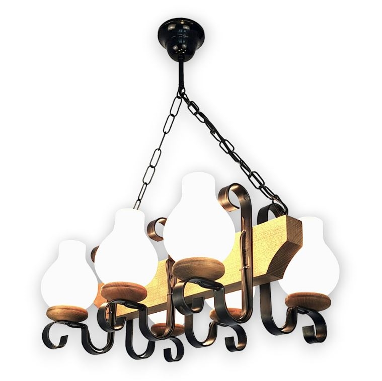 Brilagi - Люстра на цепи QUEEN 6xE14/40W/230V бук