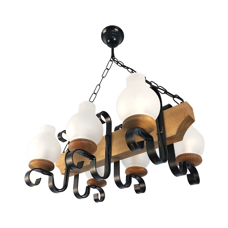 Brilagi - Люстра на цепи QUEEN 6xE14/40W/230V бук