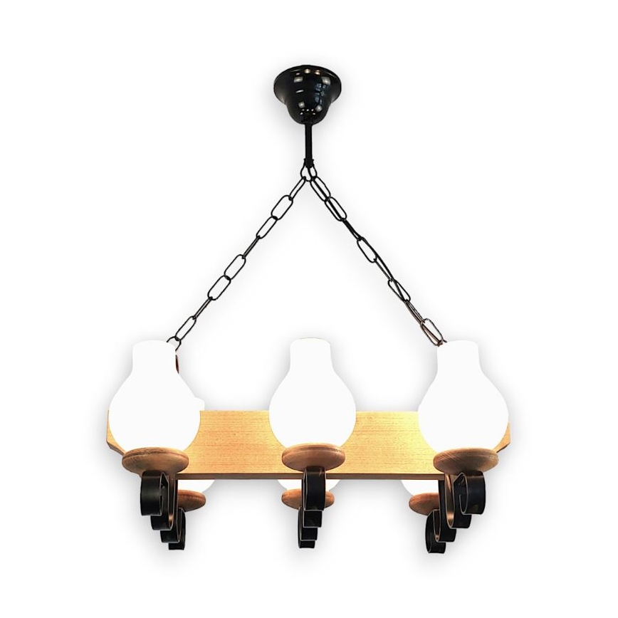 Brilagi - Люстра на цепи QUEEN 6xE14/40W/230V бук