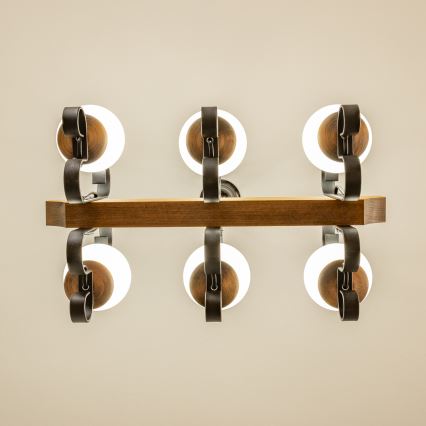 Brilagi - Люстра на цепи QUEEN 6xE14/40W/230V бук