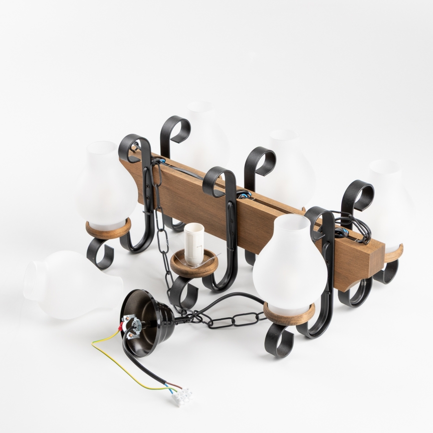 Brilagi - Люстра на цепи QUEEN 6xE14/40W/230V бук