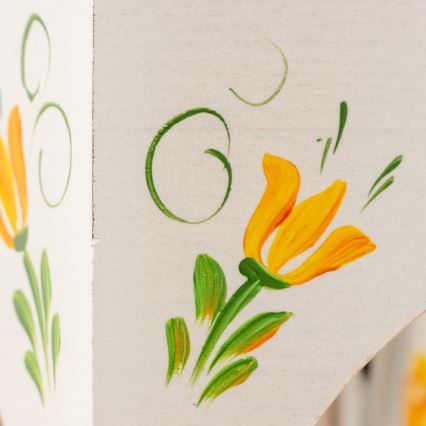 Brilagi - Люстра на цепи QUEEN 6xE14/40W/230V бук/кремовая