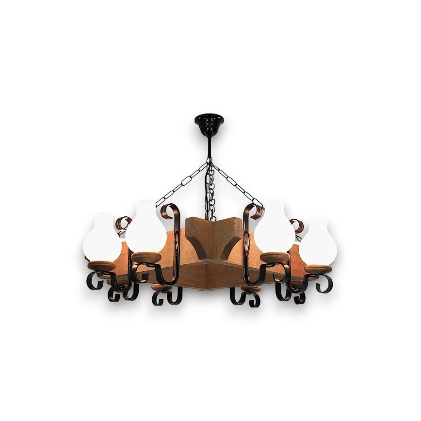 Brilagi - Люстра на цепи QUEEN 8xE14/40W/230V бук