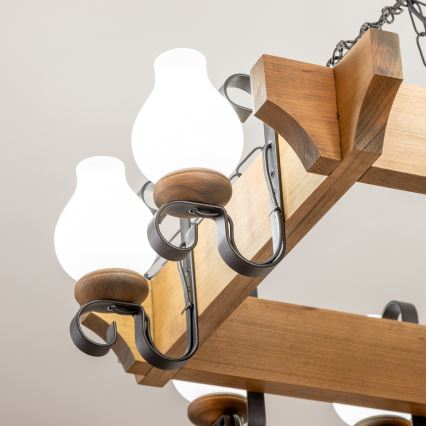 Brilagi - Люстра на цепи QUEEN 8xE14/40W/230V бук