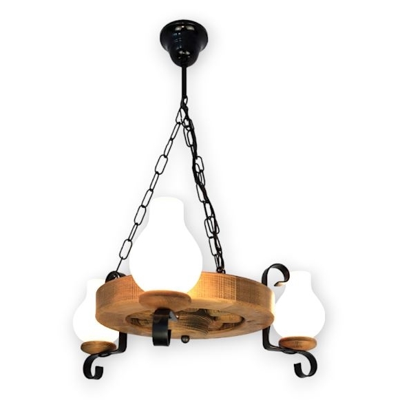 Brilagi - Люстра на цепи ROATA 3xE14/40W/230V бук