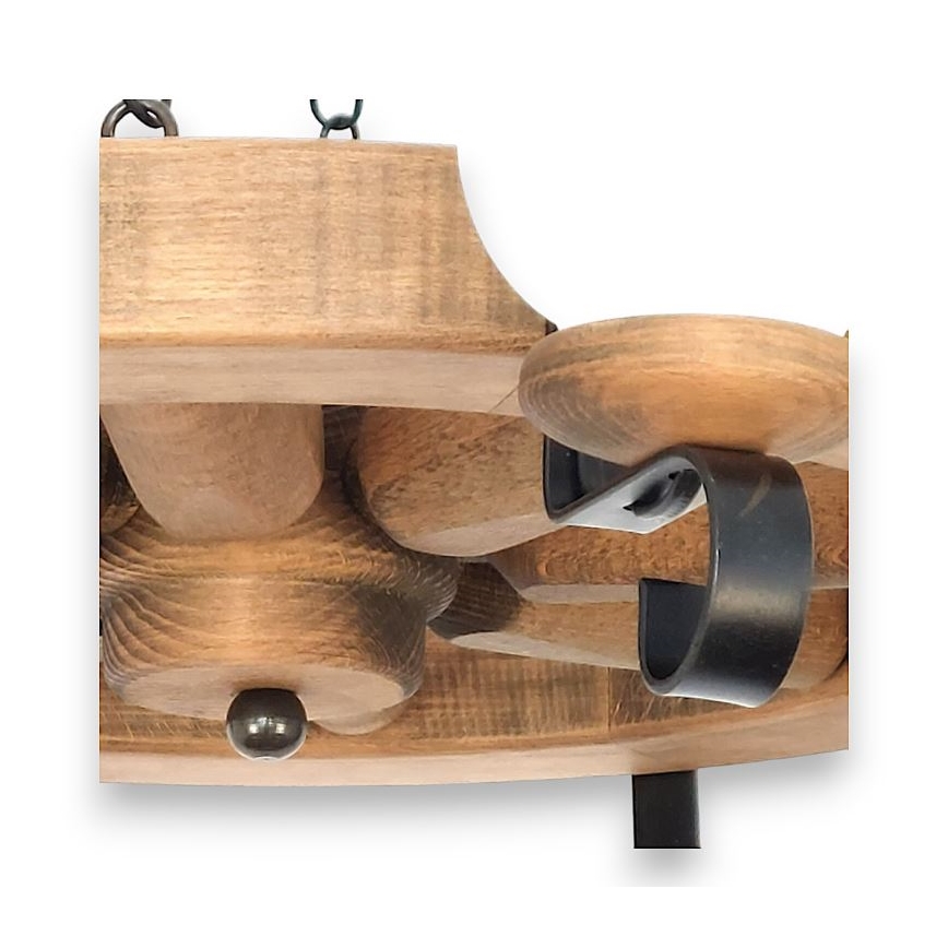 Brilagi - Люстра на цепи ROATA 8xE14/40W/230V бук