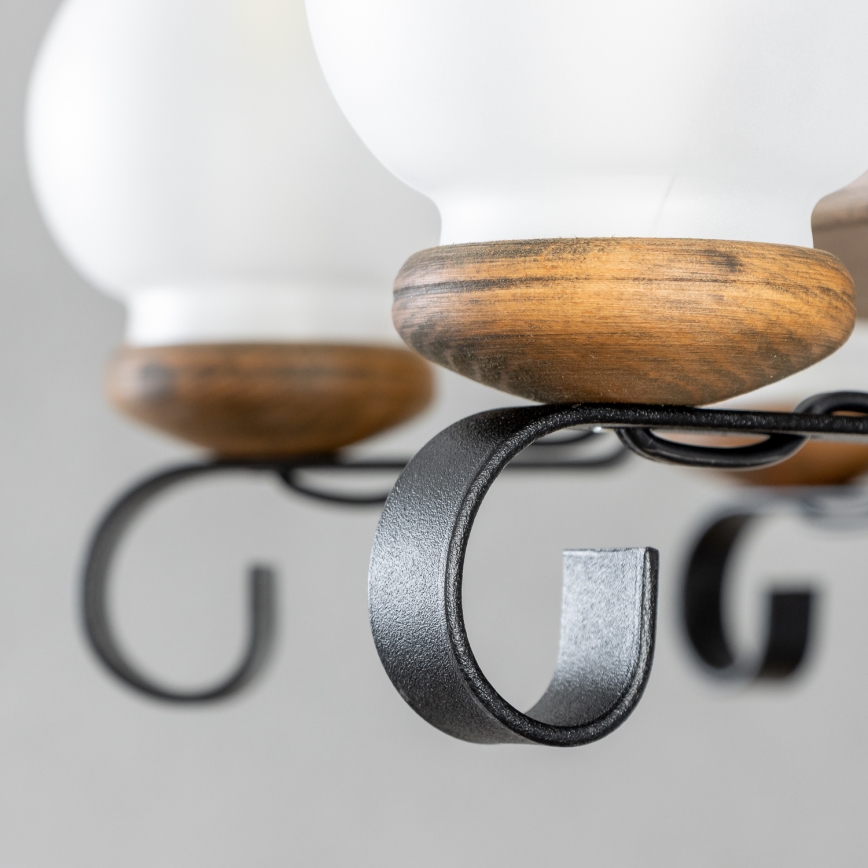 Brilagi - Люстра на цепи ROATA 8xE14/40W/230V диаметр 70 см бук