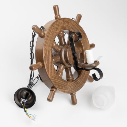 Brilagi - Люстра на цепи TIMONA 2xE14/40W/230V бук/орех