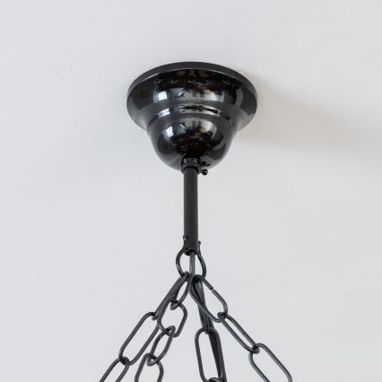 Brilagi - Люстра на цепи TIMONA 8xE14/40W/230V, диам. 70 см, бук