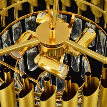 Brilagi - Люстра на ланцюгу ECLIPSE 5xE14/10W/230V діам. 38 см золота