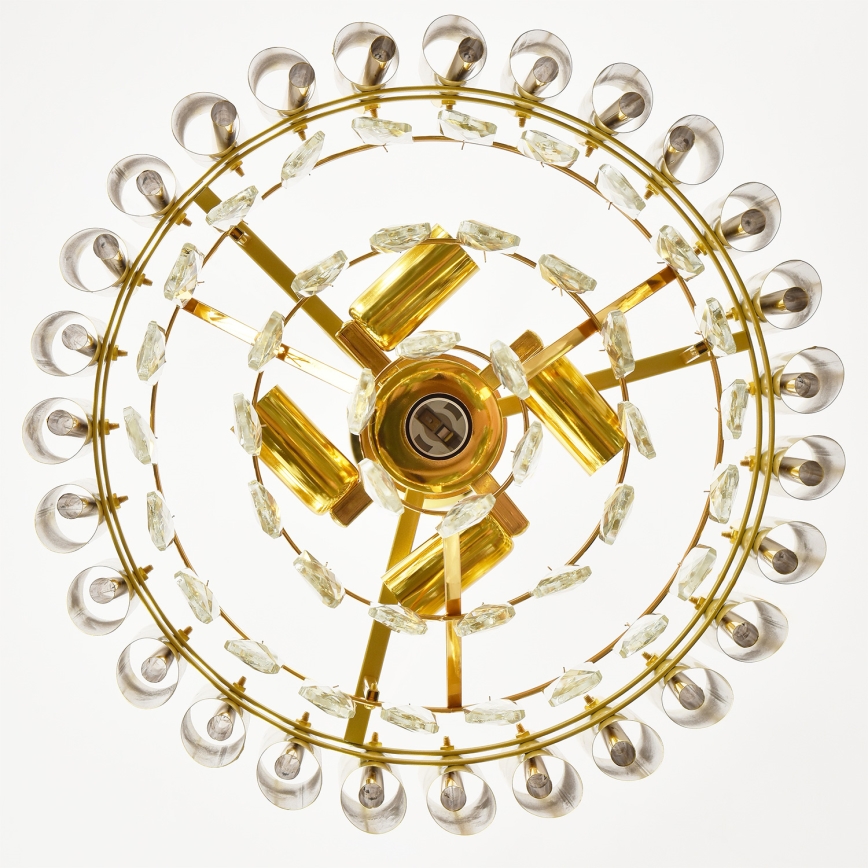 Brilagi - Люстра на ланцюгу ECLIPSE 5xE14/10W/230V діам. 38 см золота