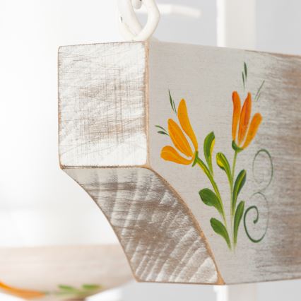 Brilagi - Люстра на ланцюгу QUEEN 2xE14/40W/230V бук/кремовий