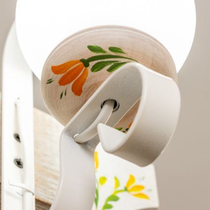 Brilagi - Люстра на ланцюгу QUEEN 2xE14/40W/230V бук/кремовий