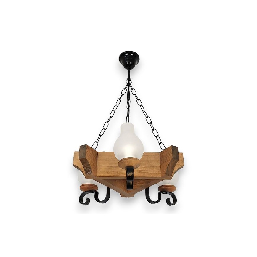 Brilagi - Люстра на ланцюгу QUEEN 3xE14/40W/230V бук