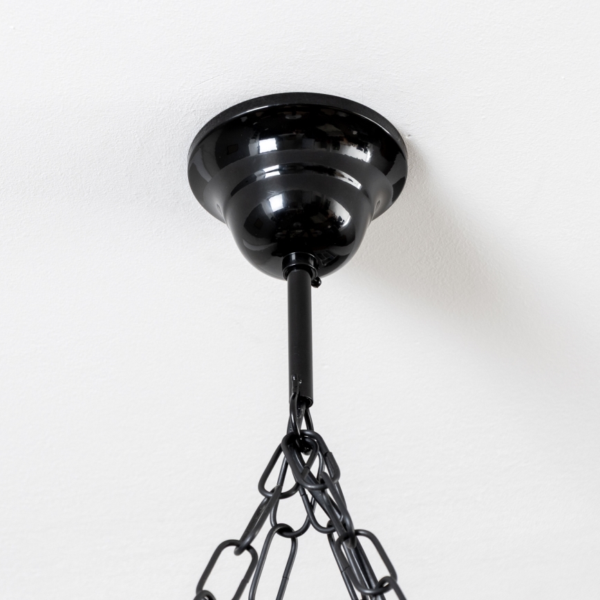 Brilagi - Люстра на ланцюгу QUEEN 4xE14/40W/230V бук/волоський горіх