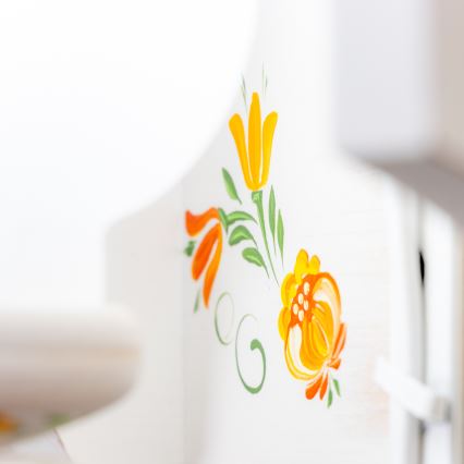 Brilagi - Люстра на ланцюгу QUEEN 4xE14/40W/230V бук/кремова