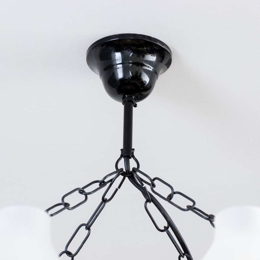 Brilagi - Люстра на ланцюгу QUEEN 8xE14/40W/230V бук/волоський горіх