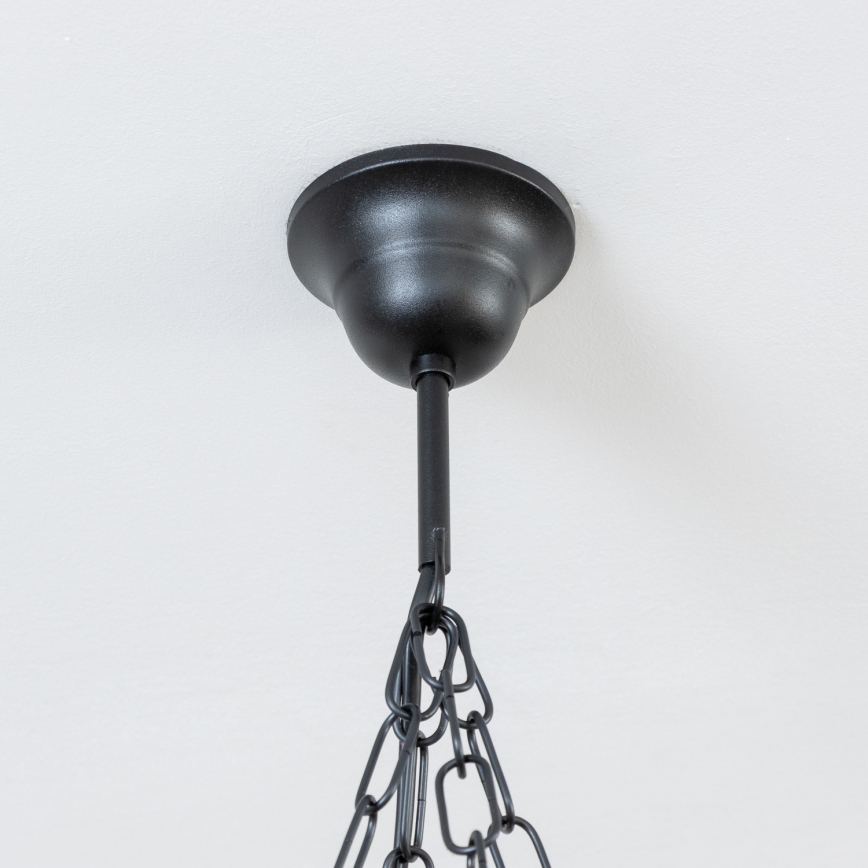 Brilagi - Люстра на ланцюгу TIMONA 4xE14/40W/230V діаметр 50 см бук/горіх