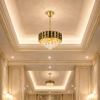 Brilagi - Люстра на ланцюзі CRISTAL 5xE14/40W/230V діам. 38 см