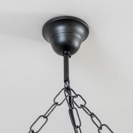 Brilagi - Люстра на ланцюзі ROATA 6xE14/40W/230V діаметр 70 см бук