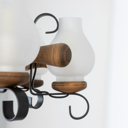 Brilagi - Люстра на ланцюзі TIMONA 8xE14/40W/230V діаметр 70 см бук